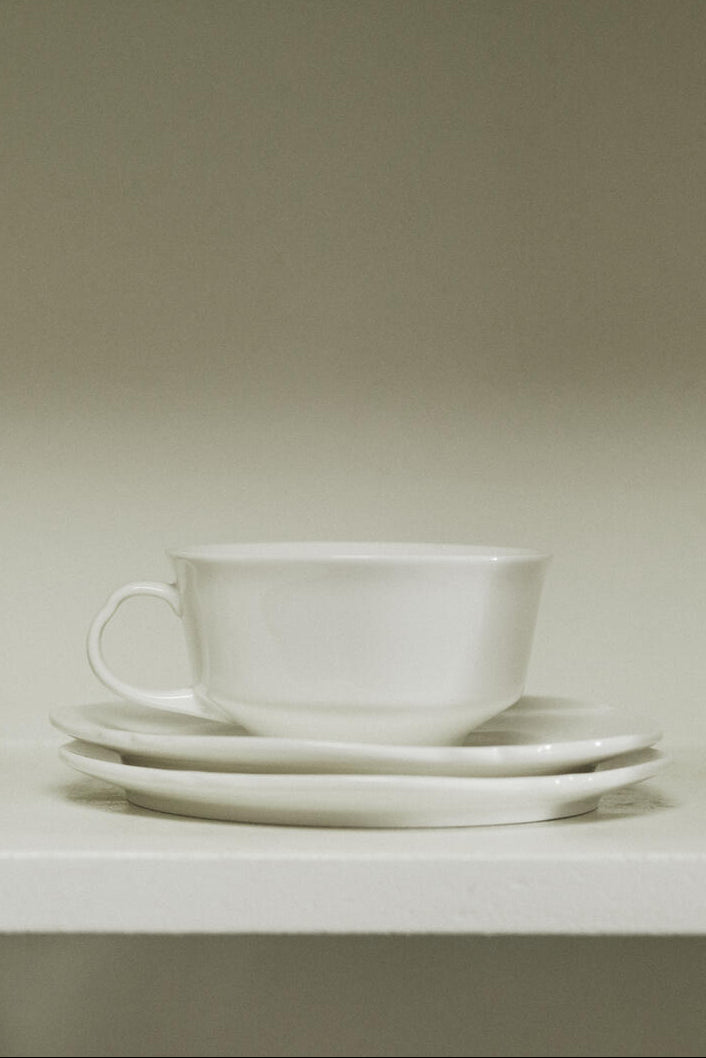 Silhouette kaffekop, hvid - Ø11,3 cm